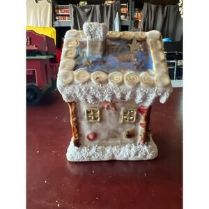 Vintage Christmas Village Gingerbread House